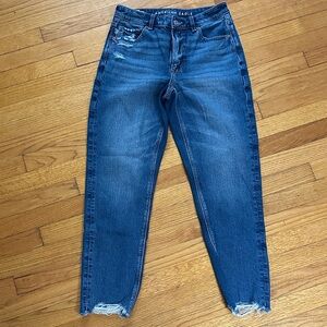Sold ✅American Eagle Outfitters Distressed Blue Strigid Jeans